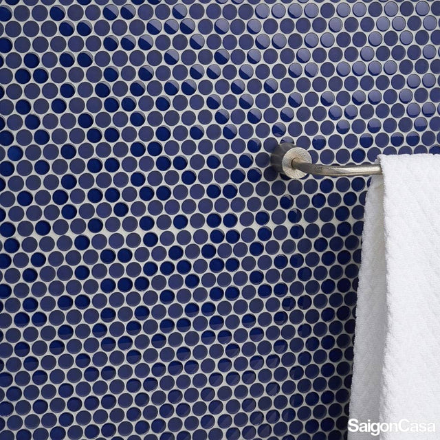 Gạch Mosaic Đồng Xu Ocean - SaigonCasa | Curated Surfaces & Contemporary Living