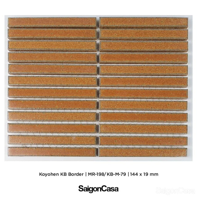 Gạch Mosaic Nhật Bản Koyohen Border - SaigonCasa | Curated Surfaces & Contemporary Living