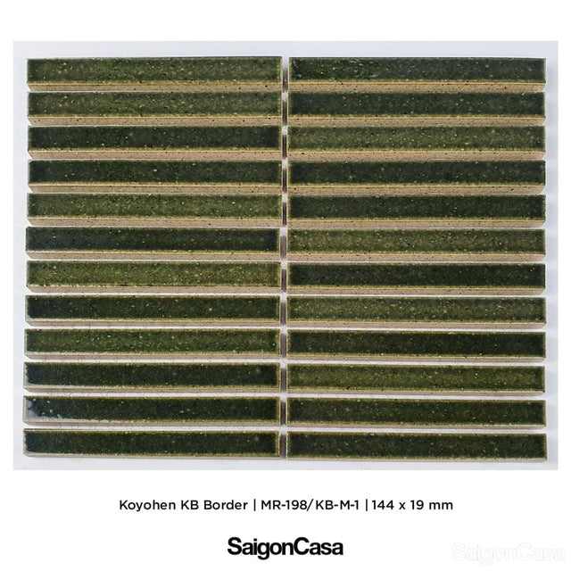Gạch Mosaic Nhật Bản Koyohen Border - SaigonCasa | Curated Surfaces & Contemporary Living