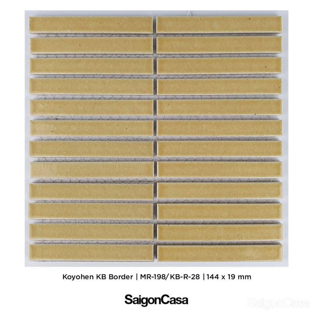 Gạch Mosaic Nhật Bản Koyohen Border - SaigonCasa | Curated Surfaces & Contemporary Living
