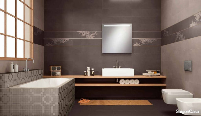 Gạch Phòng Tắm Frame - SaigonCasa | Curated Surfaces & Contemporary Living
