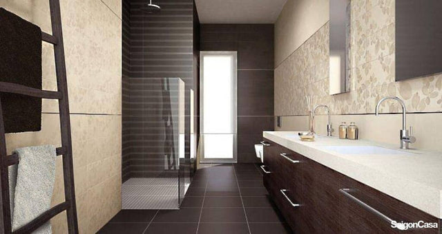 Gạch Phòng Tắm Frame - SaigonCasa | Curated Surfaces & Contemporary Living