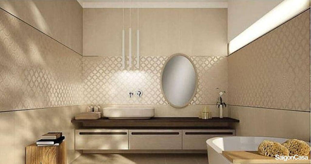 Gạch Phòng Tắm Frame - SaigonCasa | Curated Surfaces & Contemporary Living