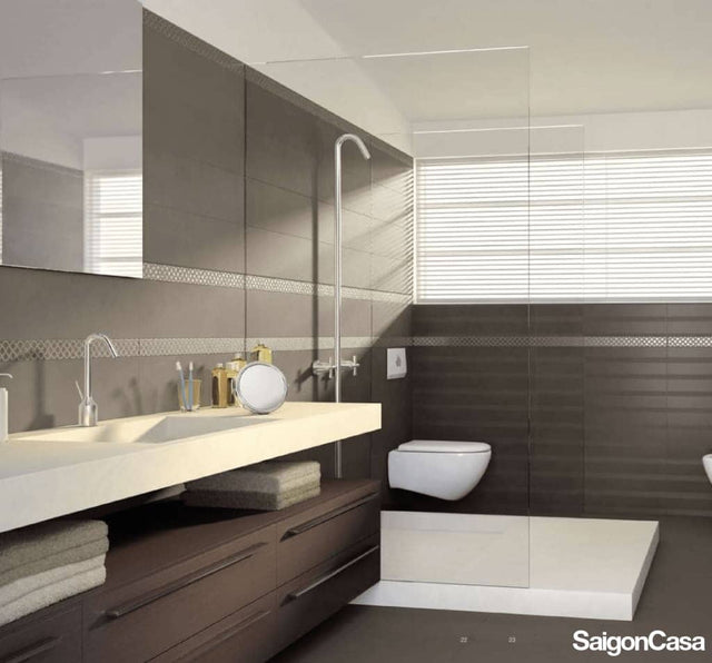 Gạch Phòng Tắm Frame - SaigonCasa | Curated Surfaces & Contemporary Living