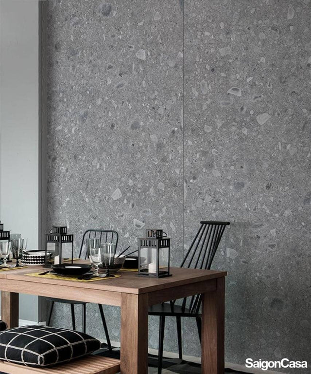 gạch terrazzo rubble grit