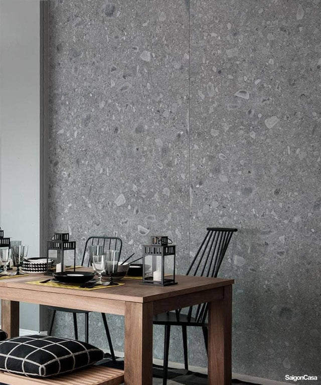 gạch terrazzo rubble grit