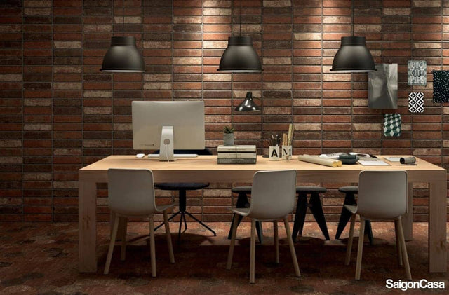 Gạch Thẻ Bricklane Red 7.5X30