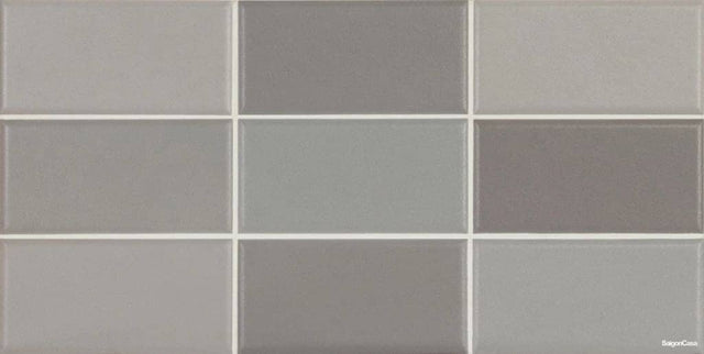 Gach The Matelier 7.5X30Cm Fossil Grey (Xám) 7.5X30