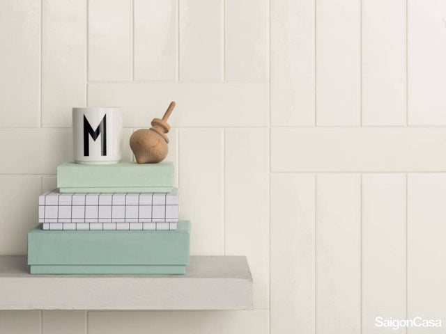 Gạch tường Tone Trng/white 7.5X30Cm