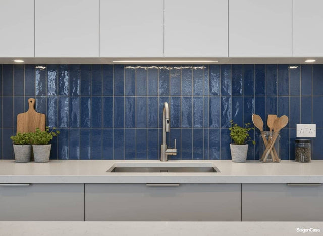 Gạch Thẻ Ốp Tường Village Royal Blue - SaigonCasa | Curated Surfaces & Contemporary Living