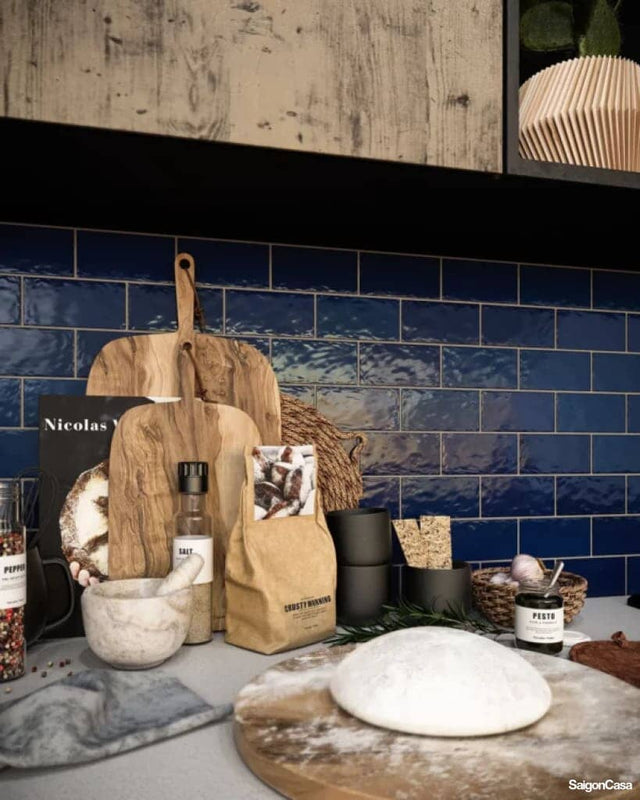 Gạch Thẻ Ốp Tường Village Royal Blue - SaigonCasa | Curated Surfaces & Contemporary Living