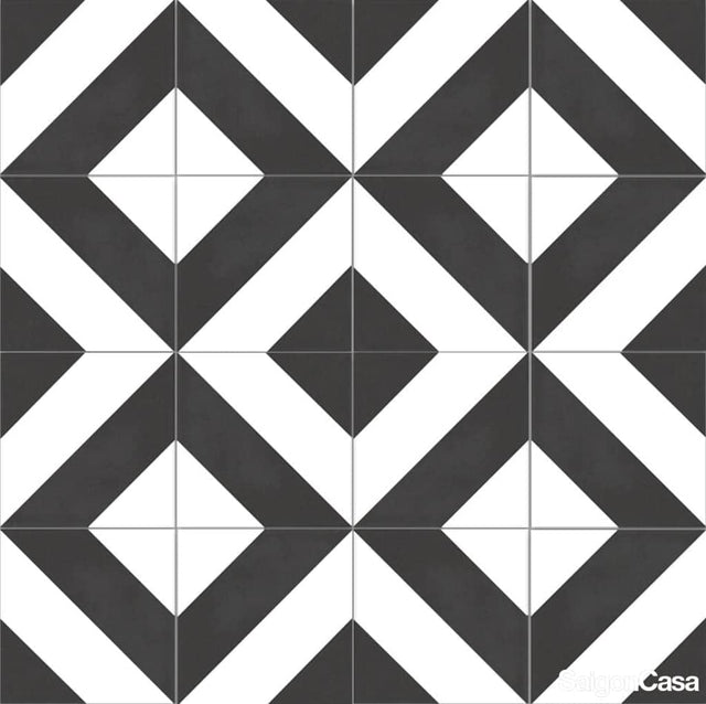 Gạch Trang Trí Décor Diago Noir - SaigonCasa | Curated Surfaces & Contemporary Living