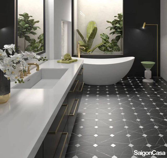 Gạch Trang Trí Octagon 20x20cm - SaigonCasa | Curated Surfaces & Contemporary Living