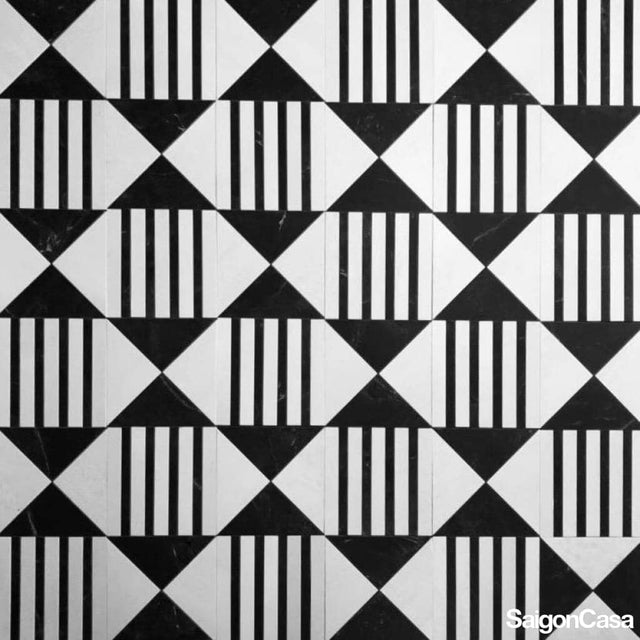Gạch Trang Trí Patchwork B&W - SaigonCasa | Curated Surfaces & Contemporary Living