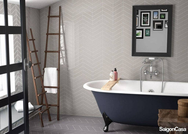 Gạch Trang Trí Tường Chevron - SaigonCasa | Curated Surfaces & Contemporary Living