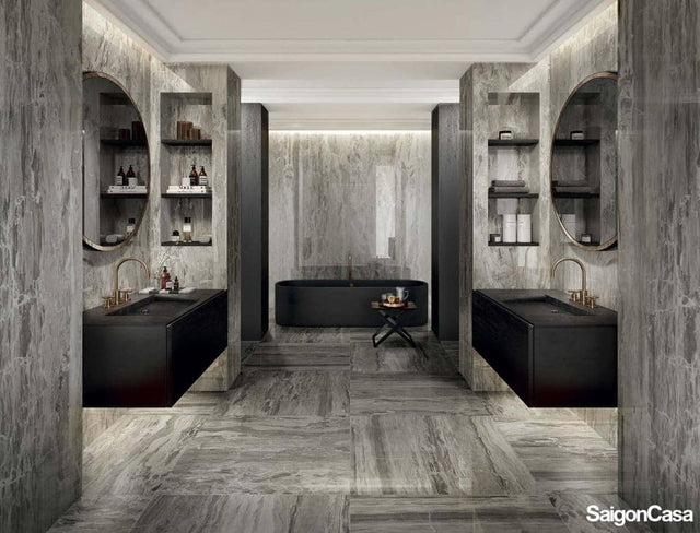 Gạch Vân Đá I Marmi Grey - SaigonCasa | Curated Surfaces & Contemporary Living