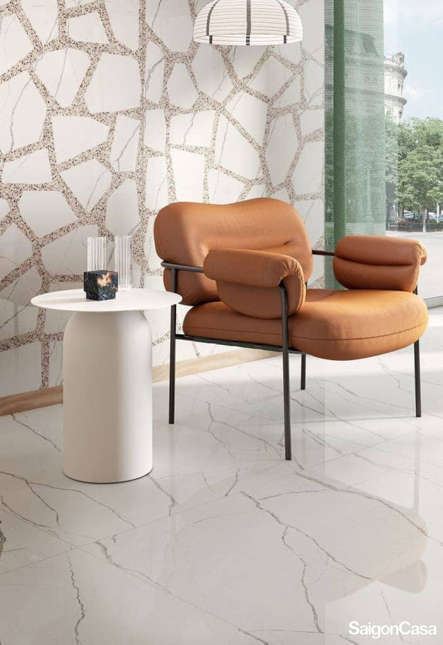 Gạch Vân Đá Khổ Lớn Foyer 120x278cm - SaigonCasa | Curated Surfaces & Contemporary Living