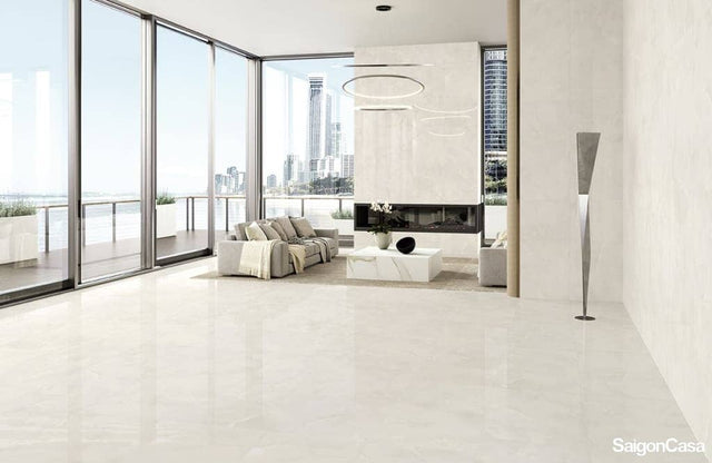 Gạch Vân Đá Khổ Lớn Foyer 120x278cm - SaigonCasa | Curated Surfaces & Contemporary Living