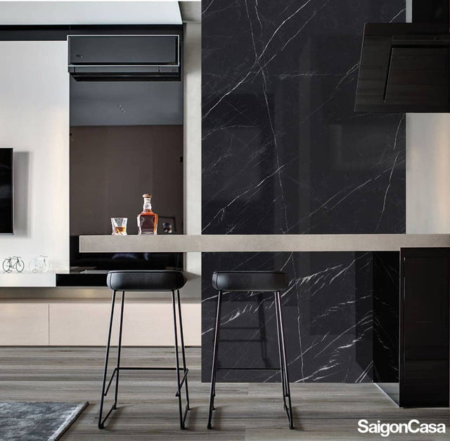 Gạch Vân Đá Khổ Lớn Marquina 120x270cm - SaigonCasa | Curated Surfaces & Contemporary Living