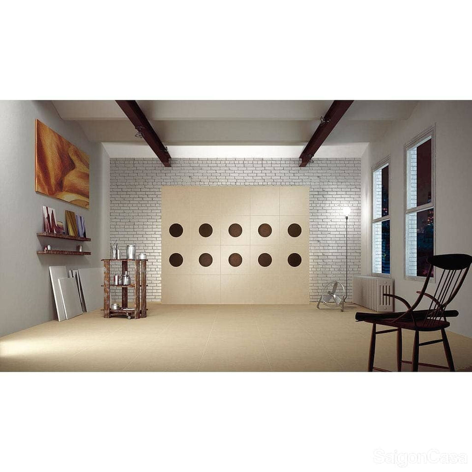 Gạch vân đá tự nhiên Skyline Ngà/ivory 60X60