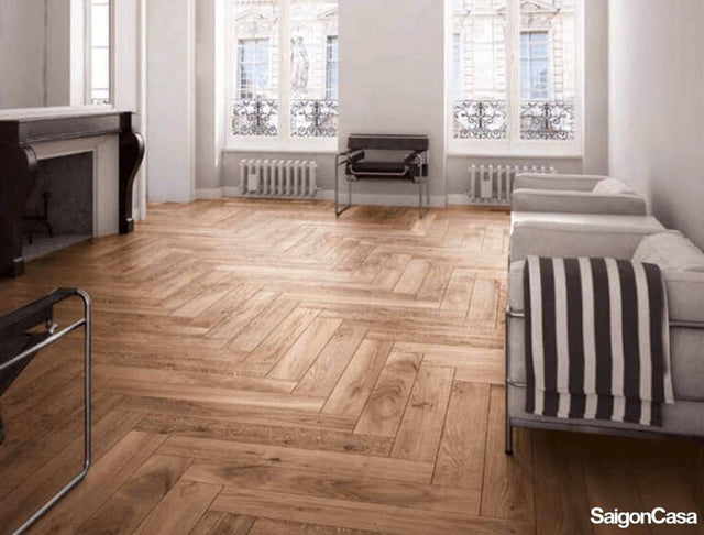 Gạch vân gỗ Atelier Brown 11X90