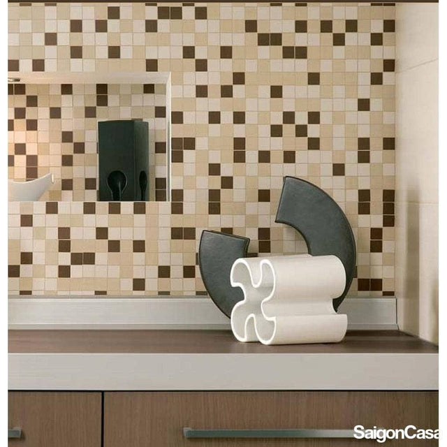 gạch gỗ Philosophy Wenge Mix 30.5X30.5 (Mosaic)