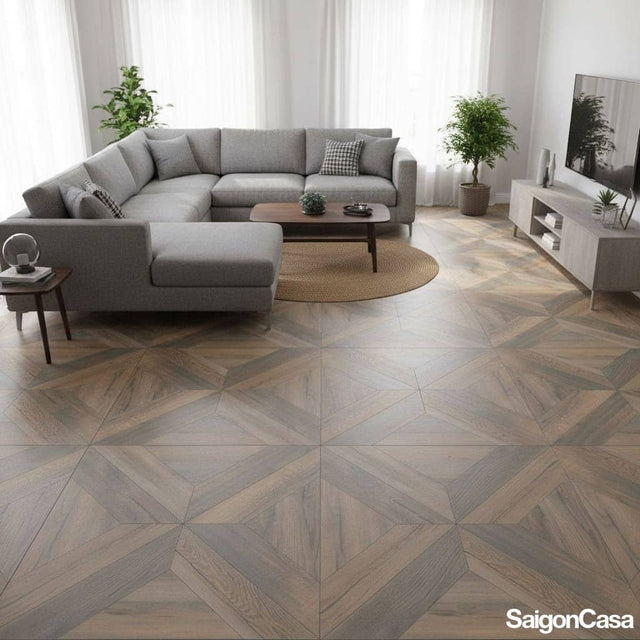 Gạch Vân Gỗ Sajonia 80x80cm - SaigonCasa | Curated Surfaces & Contemporary Living