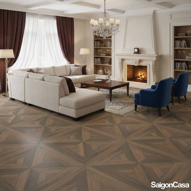Gạch Vân Gỗ Sajonia 80x80cm - SaigonCasa | Curated Surfaces & Contemporary Living