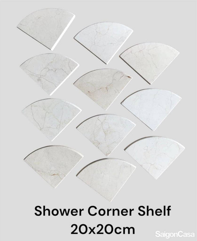 Kệ Góc Phòng Tắm - SaigonCasa | Curated Surfaces & Contemporary Living