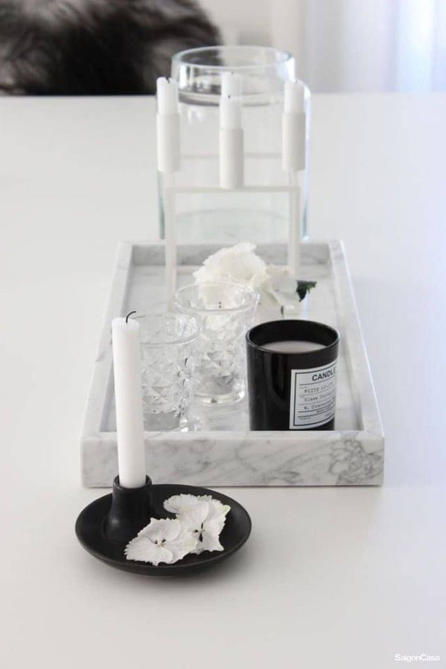 Khay Đá Marble Trang Trí - SaigonCasa | Curated Surfaces & Contemporary Living