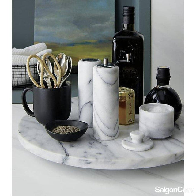 Khay Đá Marble Tròn - SaigonCasa | Curated Surfaces & Contemporary Living