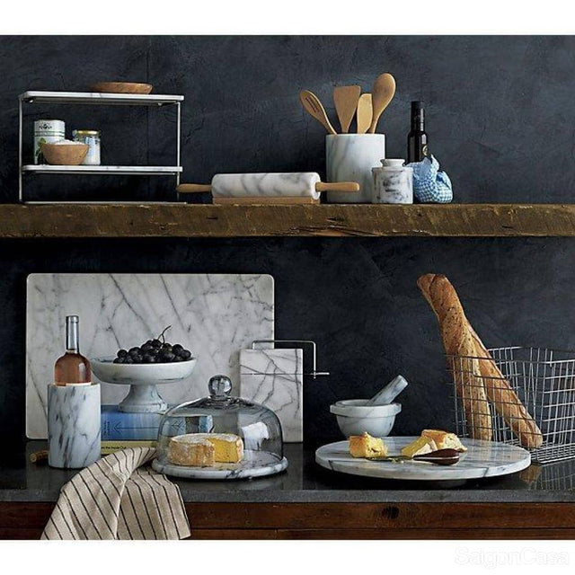 Khay Đá Marble Tròn - SaigonCasa | Curated Surfaces & Contemporary Living