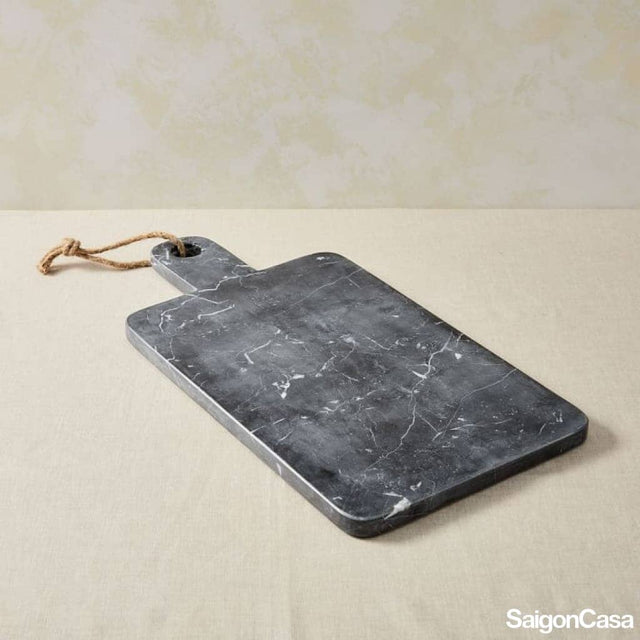 Khay Đá Marble Với Quai Da - SaigonCasa | Curated Surfaces & Contemporary Living