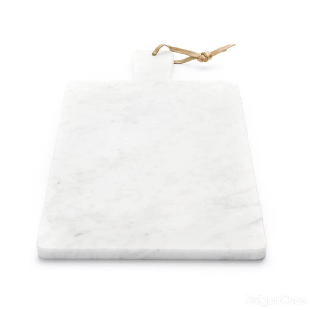 Khay Đá Marble Với Quai Da - SaigonCasa | Curated Surfaces & Contemporary Living
