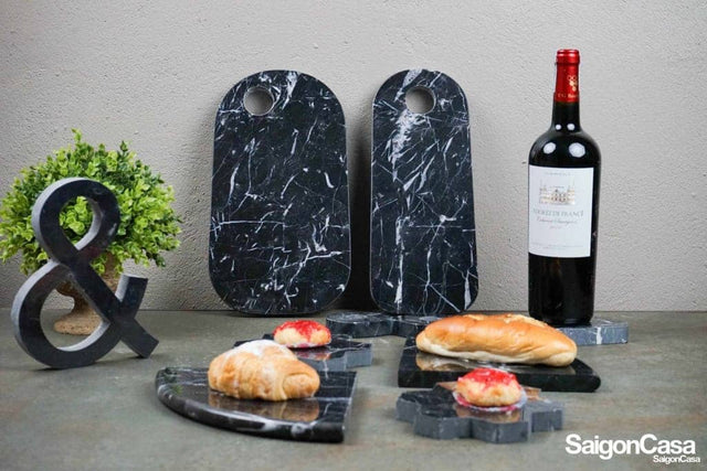 khay đá Nero Marquina