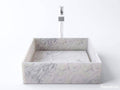Lavabo Đá + Chân Kim Loại - SaigonCasa | Curated Surfaces & Contemporary Living