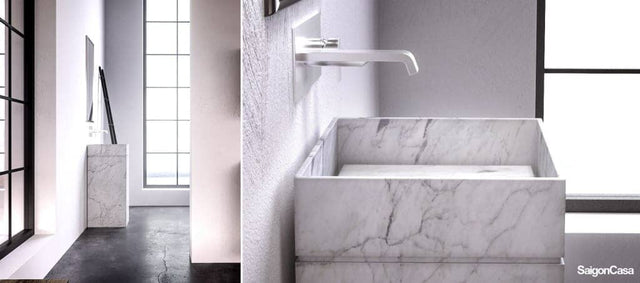 Lavabo Đá Loại Đứng - SaigonCasa | Curated Surfaces & Contemporary Living