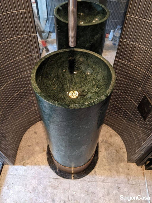 Lavabo Đá Nguyên Khối - SaigonCasa | Curated Surfaces & Contemporary Living