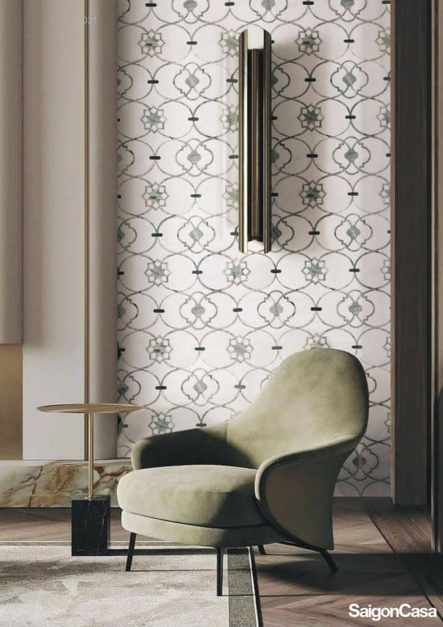Luxury Marble Waterjet Mosaic - SaigonCasa | Curated Surfaces & Contemporary Living