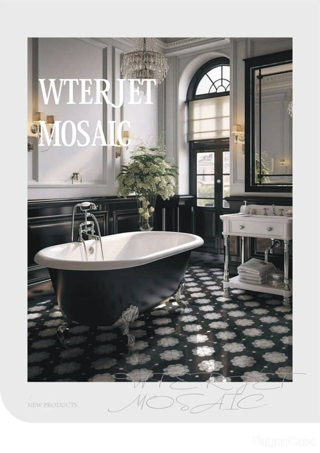 Luxury Marble Waterjet Mosaic - SaigonCasa | Curated Surfaces & Contemporary Living
