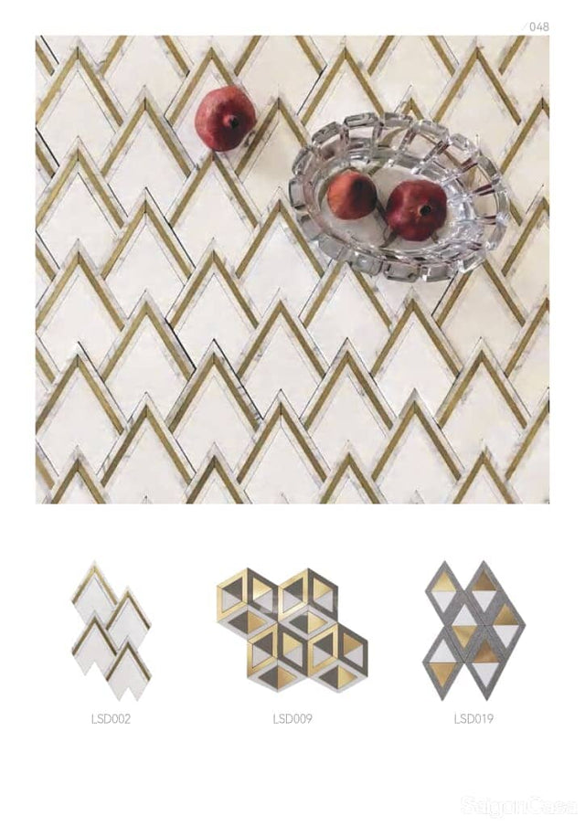 Luxury Marble Waterjet Mosaic - SaigonCasa | Curated Surfaces & Contemporary Living