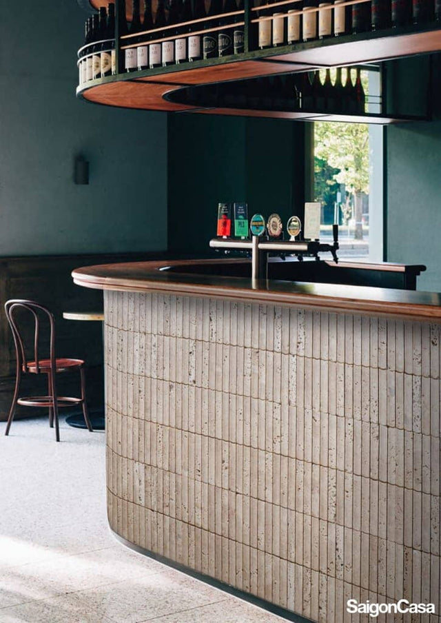 Mosaic Đá 3D Travertino - SaigonCasa | Curated Surfaces & Contemporary Living