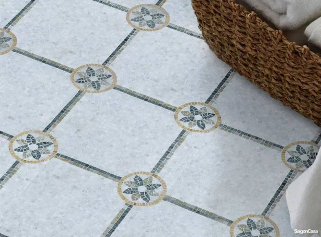Mosaic đá cắt thủ công 