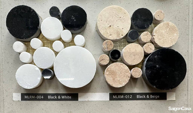 Mosaic Đá Le Rond - SaigonCasa | Curated Surfaces & Contemporary Living