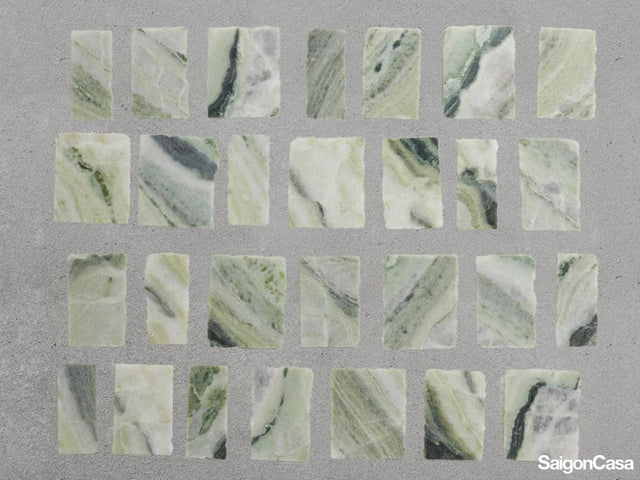 Mosaic Đá Marble Cắt Thô - SaigonCasa | Curated Surfaces & Contemporary Living