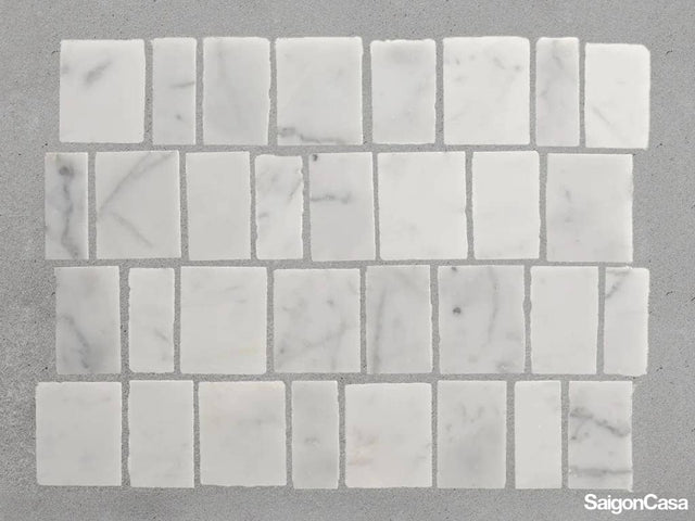 Mosaic Đá Marble Cắt Thô - SaigonCasa | Curated Surfaces & Contemporary Living