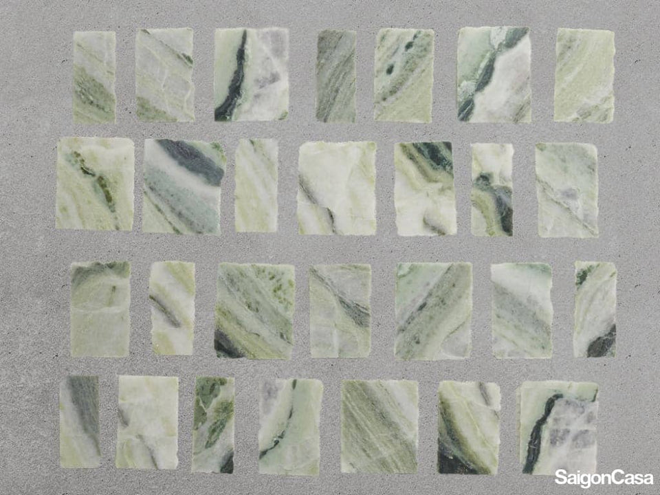 Mosaic Đá Marble Cắt Thô