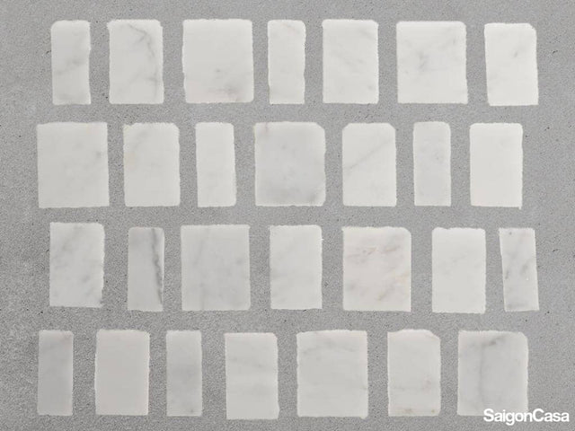 Mosaic Đá Marble Cắt Thô - SaigonCasa | Curated Surfaces & Contemporary Living