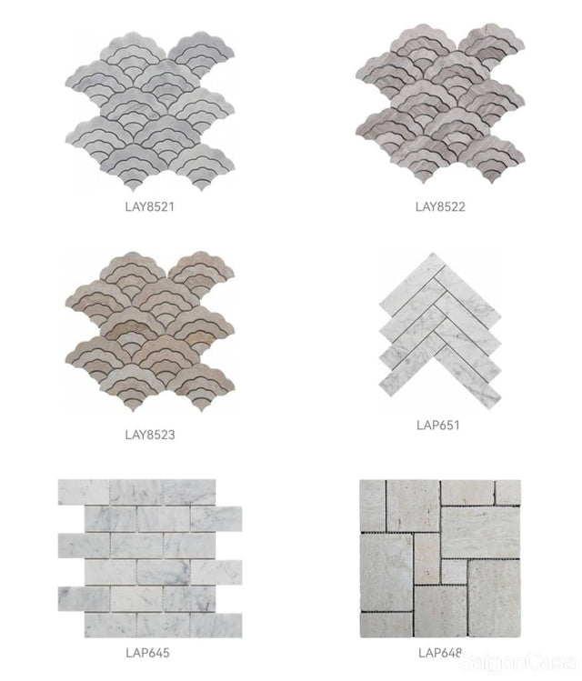 Mosaic Đá Marble Deluxe - SaigonCasa | Curated Surfaces & Contemporary Living