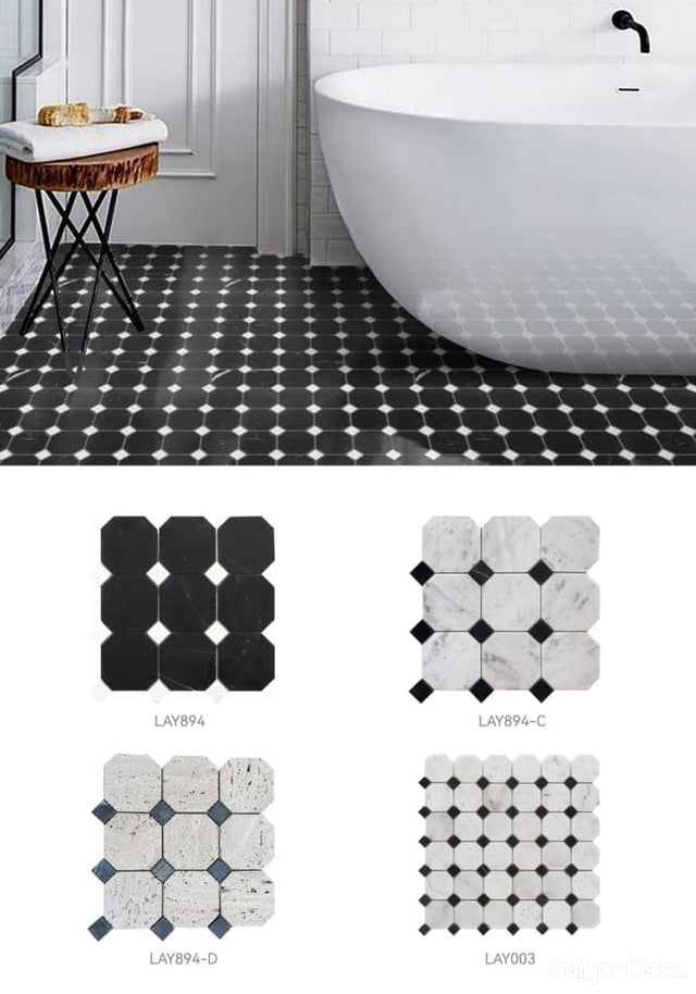 Mosaic Đá Marble Deluxe - SaigonCasa | Curated Surfaces & Contemporary Living